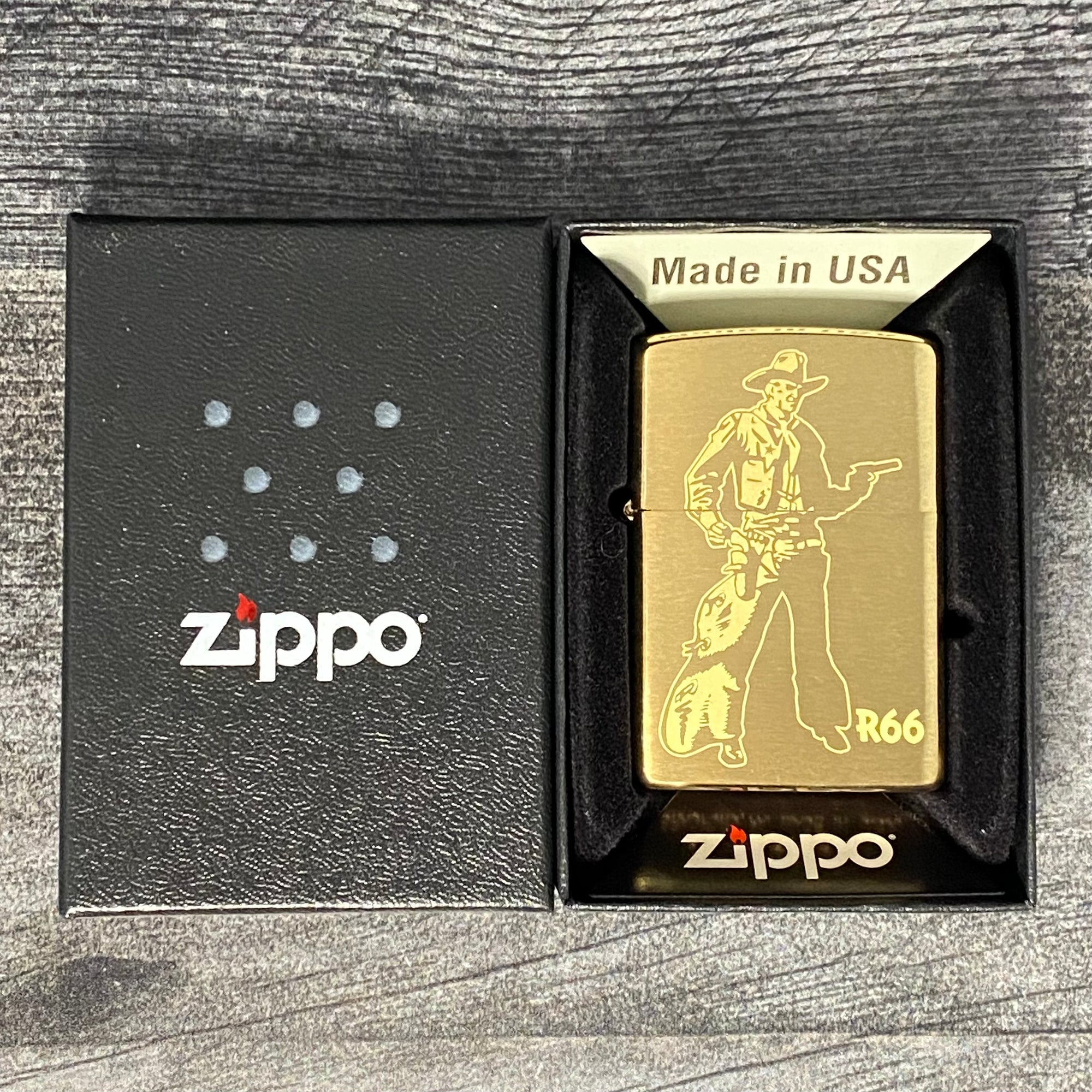 Zippo Lighter - Rustic Bronze - Riley's 66 LLC