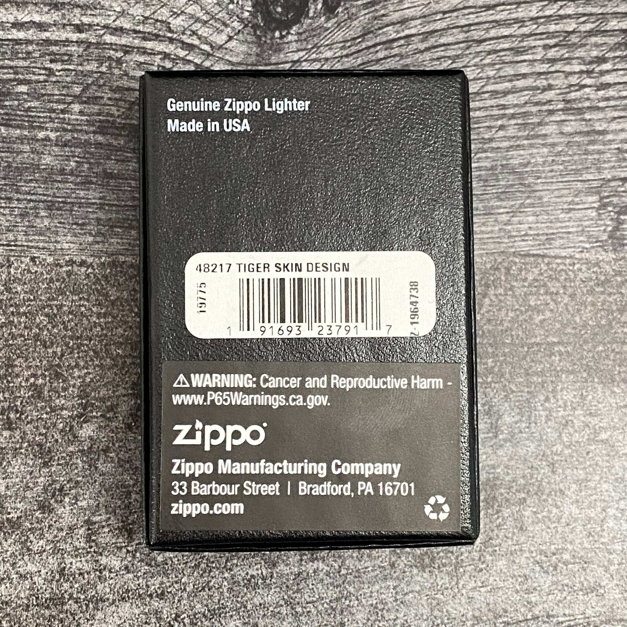 Zippo Lighter - Tiger Design - 540 Color
