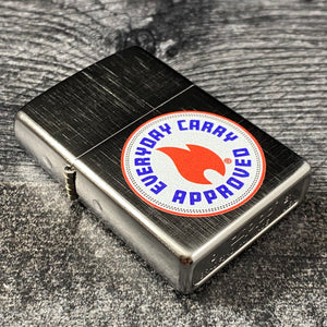 EXCLUSIVE - RILEY'S 66 ZIPPO LIGHTER - EDC Approved - Linen Weave